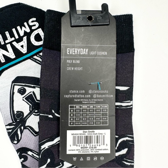 Stance Dan Smith Crew Socks, Large, NWT - Picture 10 of 10
